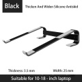 In Stock 10-18Inch Aluminum Alloy Adjustable Foldable Laptop Notebook Holder Base Stand